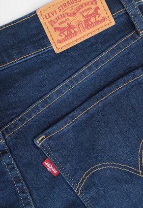 Jean Levi's 318 Shaping Wide Leg Fit Índigo Medio