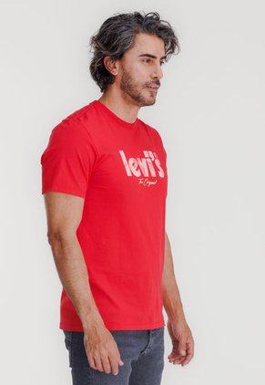 Camiseta Rojo-Blanco-Beige Levi's