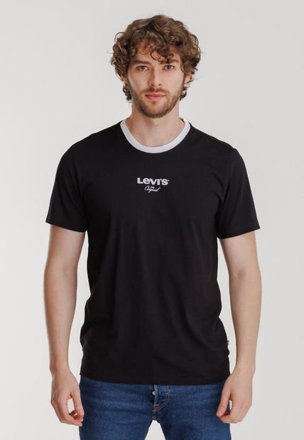 Camiseta Negro-Blanco Levi's Graphic Batwing