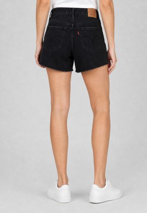 Short Denim Levi's Ribcage Zip Negro