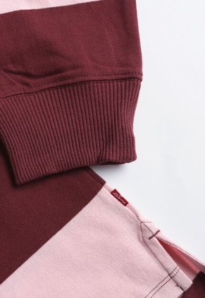 Camiseta Manga Larga Levi's Reeinie Rugby Rosa