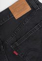 Short Denim Levi's Ribcage Zip Negro de Levis