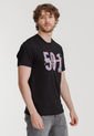 Camiseta Negro-Fucsia-Azul Levi's Graphic 501 de Levis