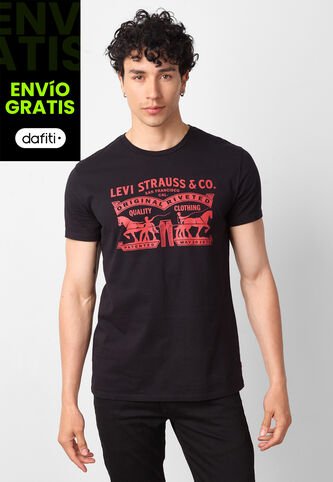 Camiseta Levi's Graphic Negro Levis