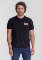 Camiseta Negro-Azul-Magenta Levi's Graphic 501 de Levis