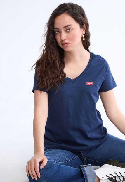 Camiseta Azul Navy-Rojo-Blanco Levi's