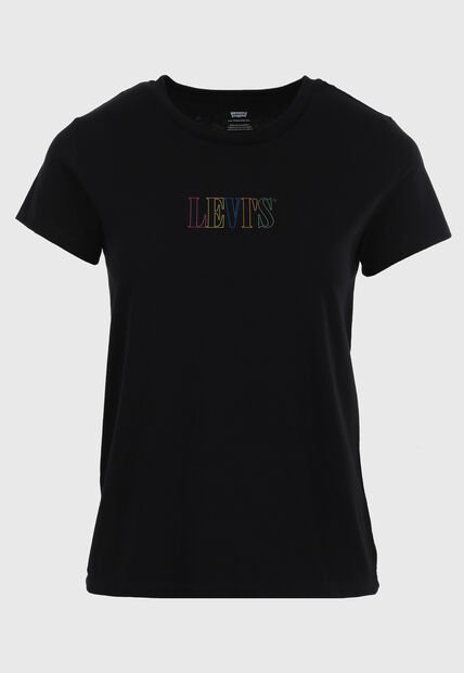 Camiseta Levi's Graphic Authentic Negro