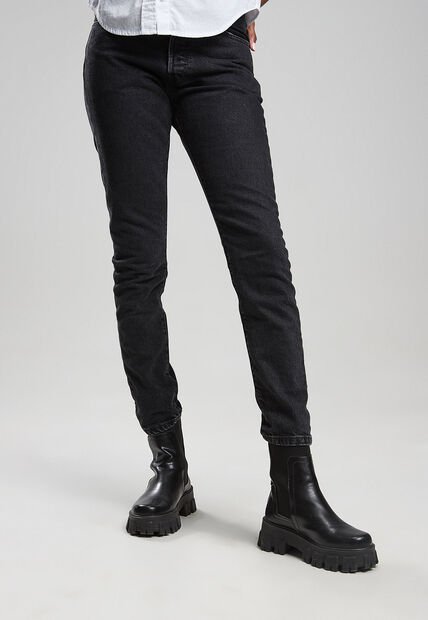 Jean Levi's 501 Skinny Fit Negro