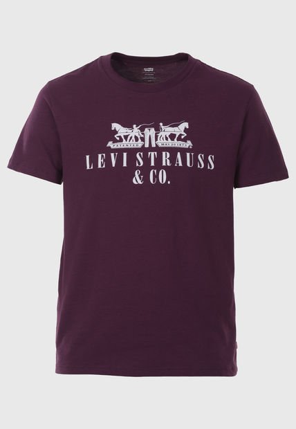 Camiseta Levi's SS Graphic Tee MX Violeta