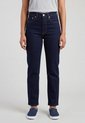 Jean Levi's Ribcage Straight Ankle Fit Índigo Oscuro de Levis