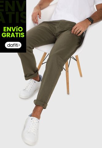 Jean Levi's 501 Classic Fit Verde Oliva Levis