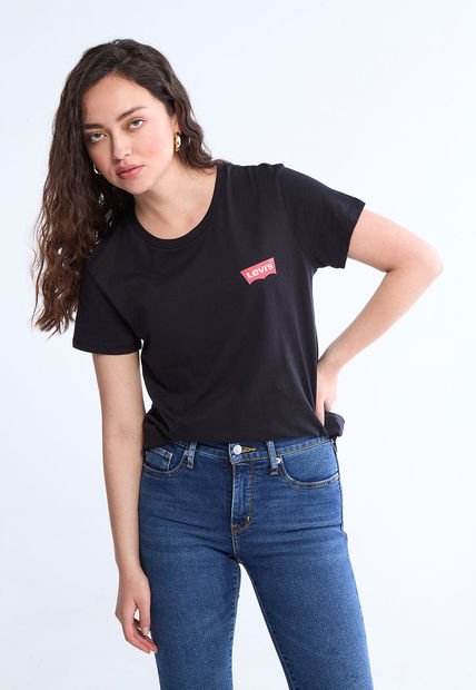 Camiseta Negro-Rojo-Blanco Levi's