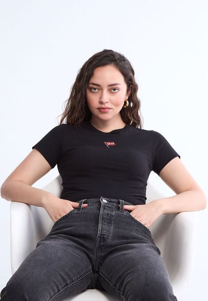 Camiseta Negro-Rojo-Blanco Levi's