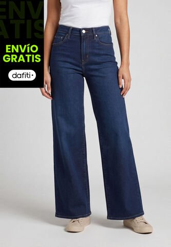 Jean Levi's 728 Wide Leg Fit Índigo Medio Levis
