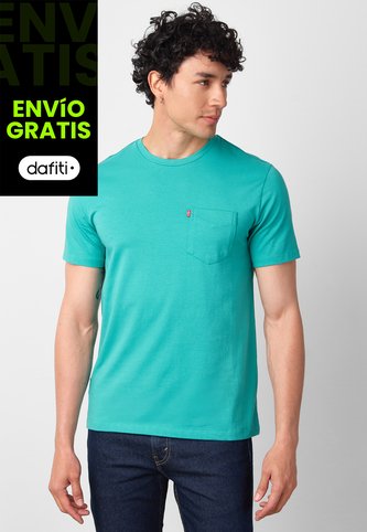 Camiseta Levi's Classic pocket tee Turquesa Levis