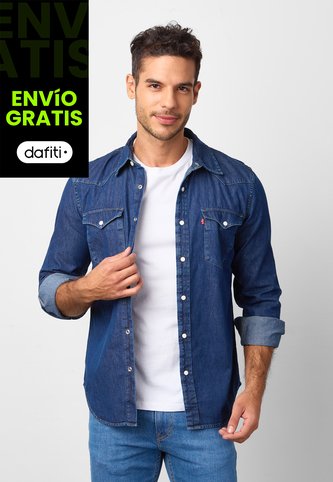 Camisa Denim Levi's Índigo Medio Levis