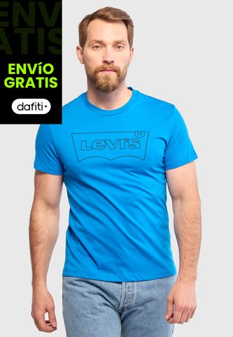 Camiseta Levi's SS Graphic Tee MX Azul Levis