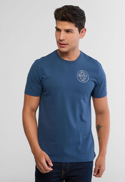 Camiseta Azul Navy-Blanco Levi's