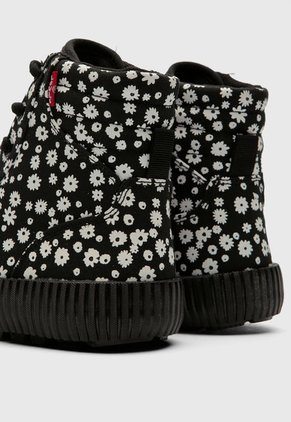 Tenis Levi's Oliva Floral Negro