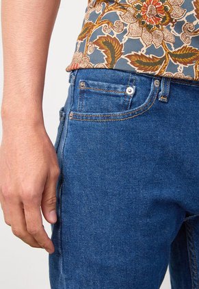 Pantalón Levi's 505 Regular Fit Índigo Medio