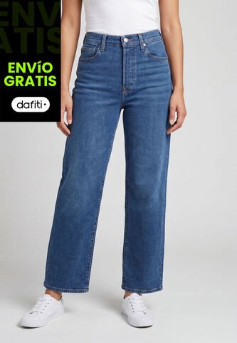 Jean Levi's Ribcage Straight Ankle Fit índigo Medio Levis