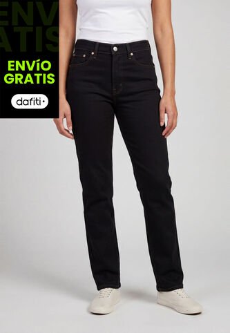 Jean Levi's Wedgie Straight Fit Negro Levis