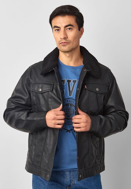 Chaqueta Levi's Sherpa Negro