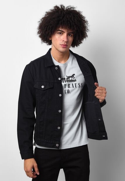 Chaqueta Denim Levi's Trucker Negro