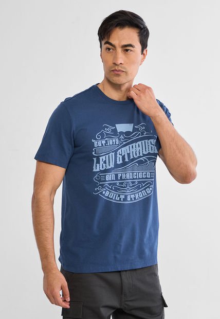 Camiseta Azul Navy-Celeste Levi's