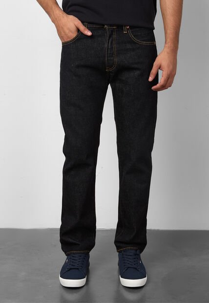 Jean Levi's 501 Straight Fit Negro