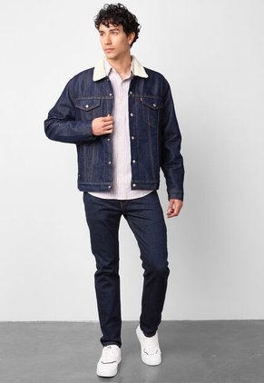 Chaqueta Denim Levi's Sherpa índigo Oscuro