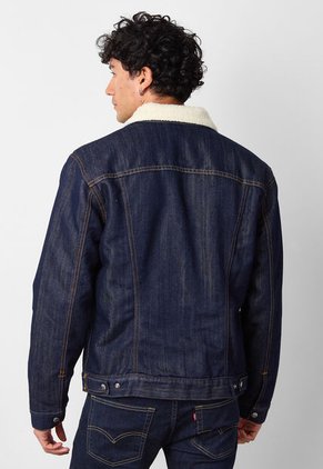 Chaqueta Denim Levi's Sherpa índigo Oscuro