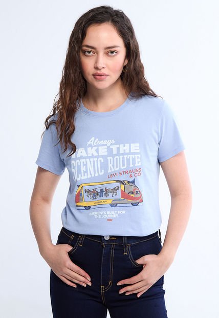 Camiseta Celeste-Multicolor Levi's