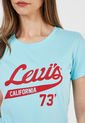 Camiseta Azul-Rojo Levi's de Levis