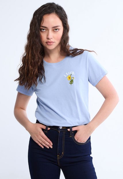 Camiseta Celeste Claro-Multicolor Levi's