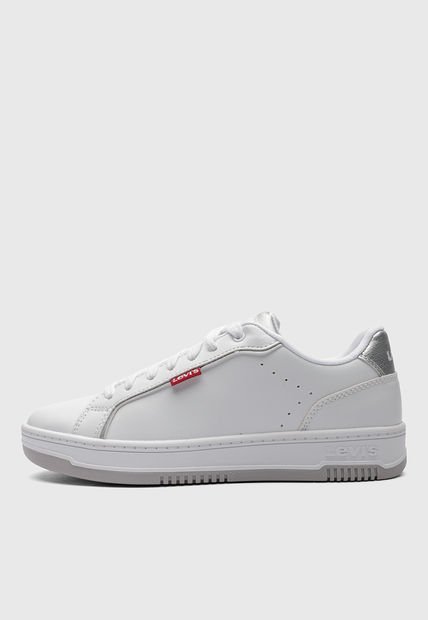 Tenis Lifestyle Blanco-Plateado Levi's Carrier