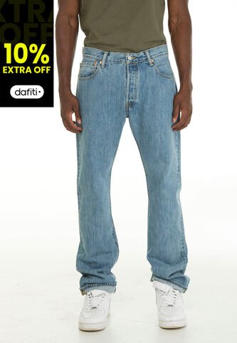 Jean Azul Claro Levi's 501 Classic Fit Levis