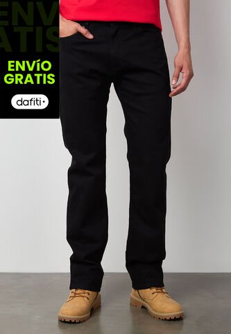 Jean Levi's 505 Regular Fit Negro Levis