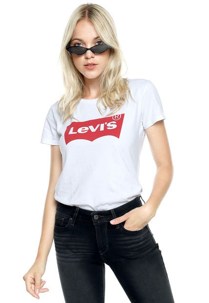 Camiseta Levis Playera Levis Mujer Original Camiseta Blanco Levi´s