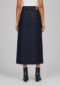 Falda Larga Denim Levi's Ankle Colum Fit Índigo Oscuro de Levis