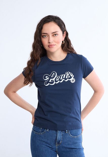 Camiseta Azul Navy-Blanco Levi's
