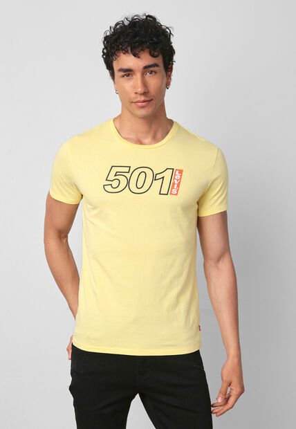 Camiseta Levi's Graphic Amarillo