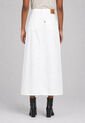 Falda Larga Denim Levi's Ankle Colum Fit Blanco de Levis