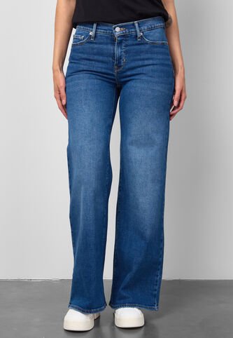 Jean Levi's 318 Shaping Wide Leg Índigo Medio Levis