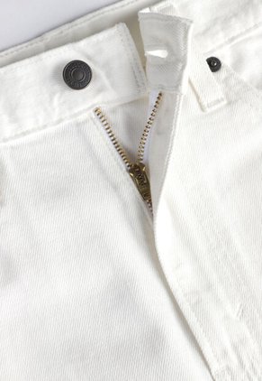 Falda Larga Denim Levi's Ankle Colum Fit Blanco