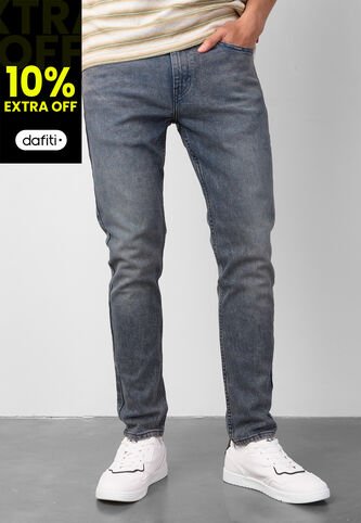 Jean Levi's 512 Slim Taper Fit Gris Levis