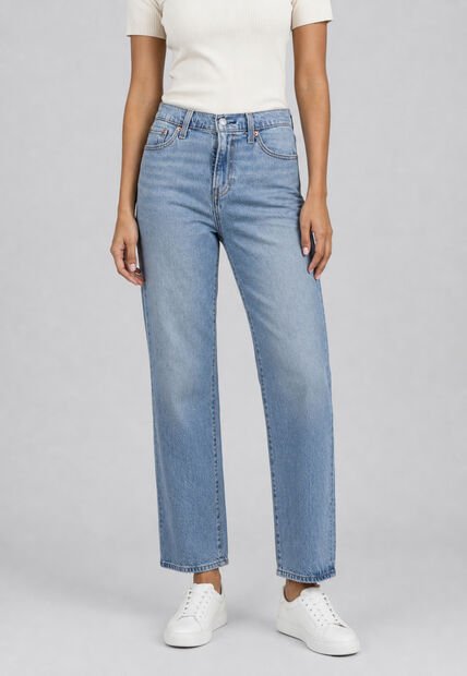 Jean Levi's Wedgie Slim Fit Índigo Claro