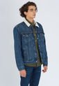 Chaqueta Denim Índigo-Beige Levi's Sherpa Trucker de Levis