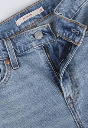 Jean Levi's Wedgie Slim Fit Índigo Claro