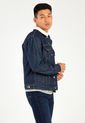 Chaqueta Denim Índigo Oscuro-Beige Levi's Sherpa Trucker de Levis